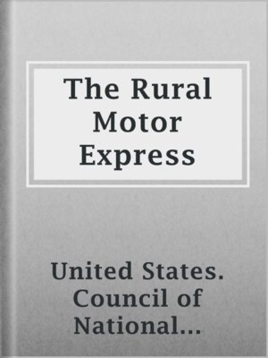 The Rural Motor Express - ebook